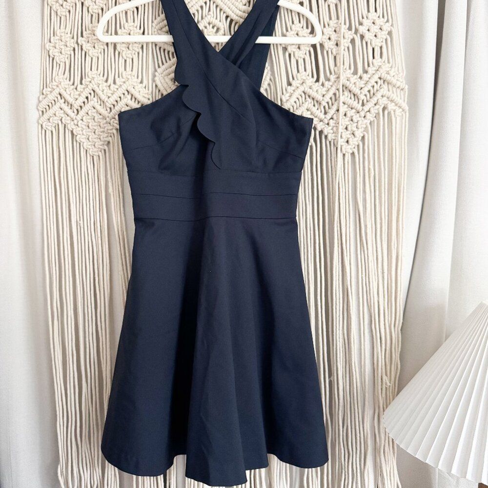 Armani Exchange Navy Fit & Flare Dress Women’s Size 6 (EUC) Designer